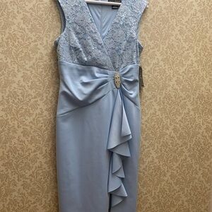 Jessica Howard Light Blue Lace Dress